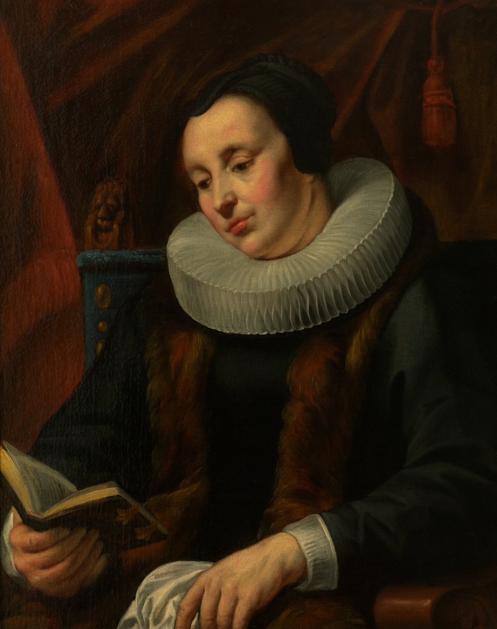 Porträtt av en kvinna av Jacob Jordaens