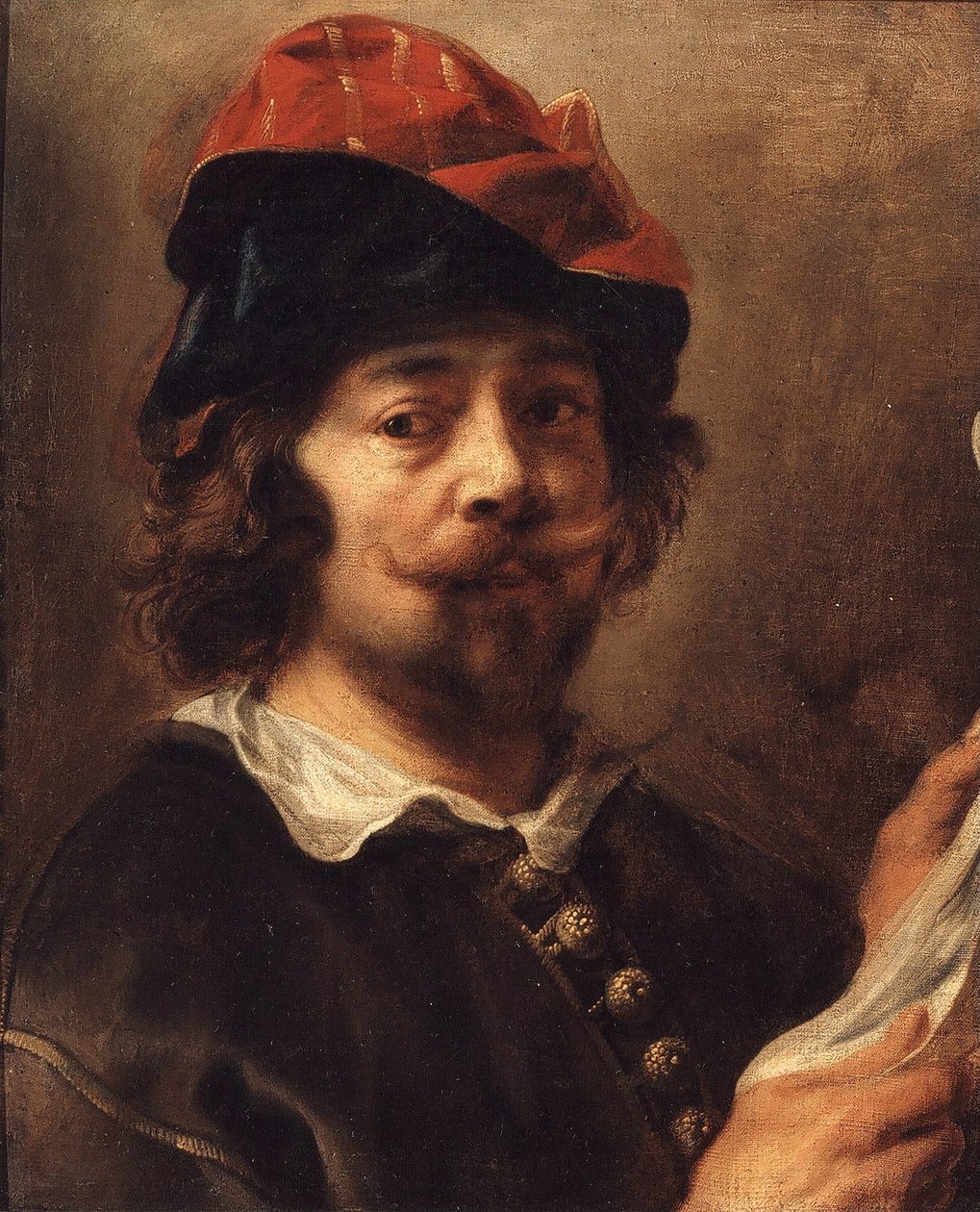 Självporträtt, ca. 1640. av Jacob Jordaens