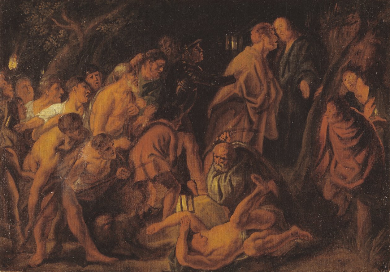 Kristi svek och arrestering i Getsemane av Jacob Jordaens