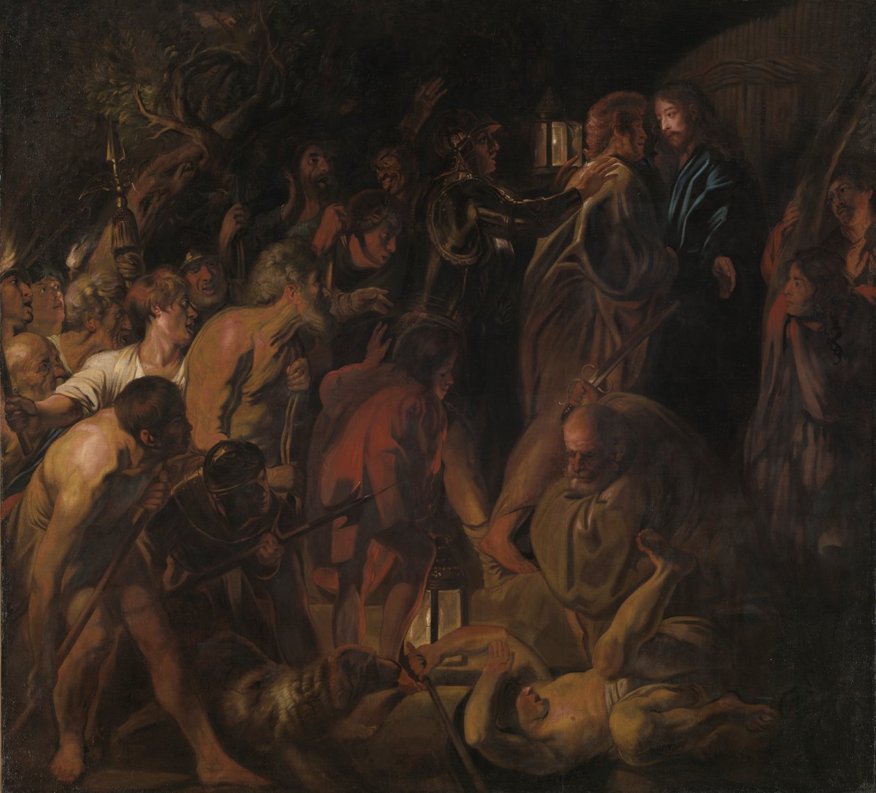 Kristi förräderi, sent 1650-tal (olja på duk) av Jacob Jordaens