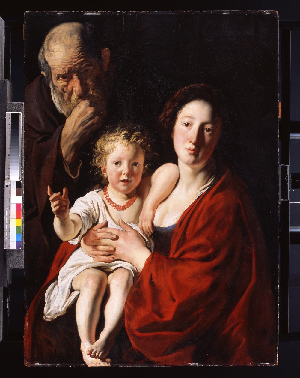 Den heliga familjen av Jacob Jordaens