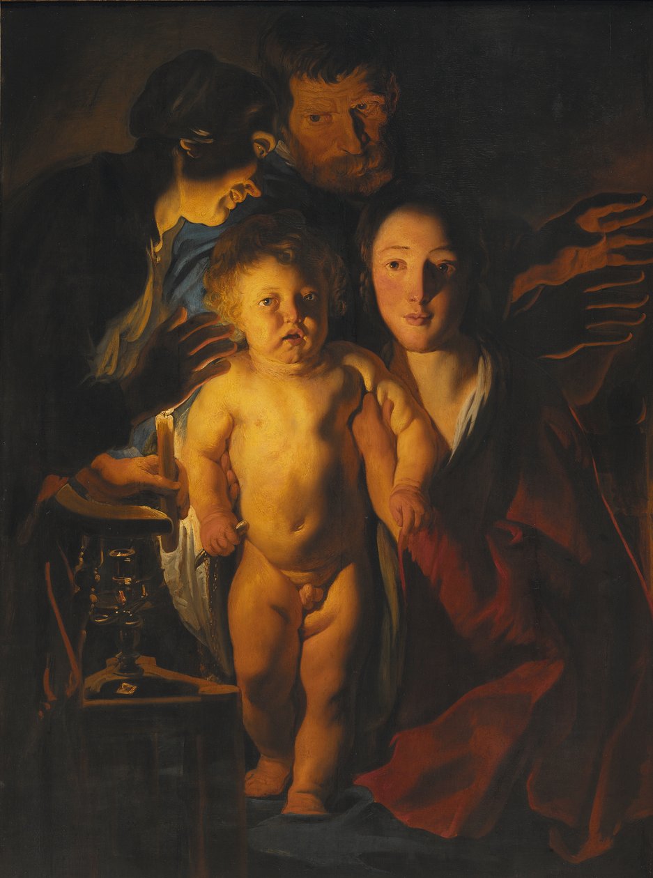 Den heliga familjen, c.1621-2 av Jacob Jordaens