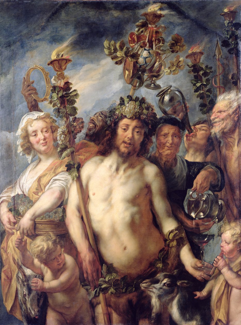 The Triumph of Bacchus, c.1640-50  av Jacob Jordaens
