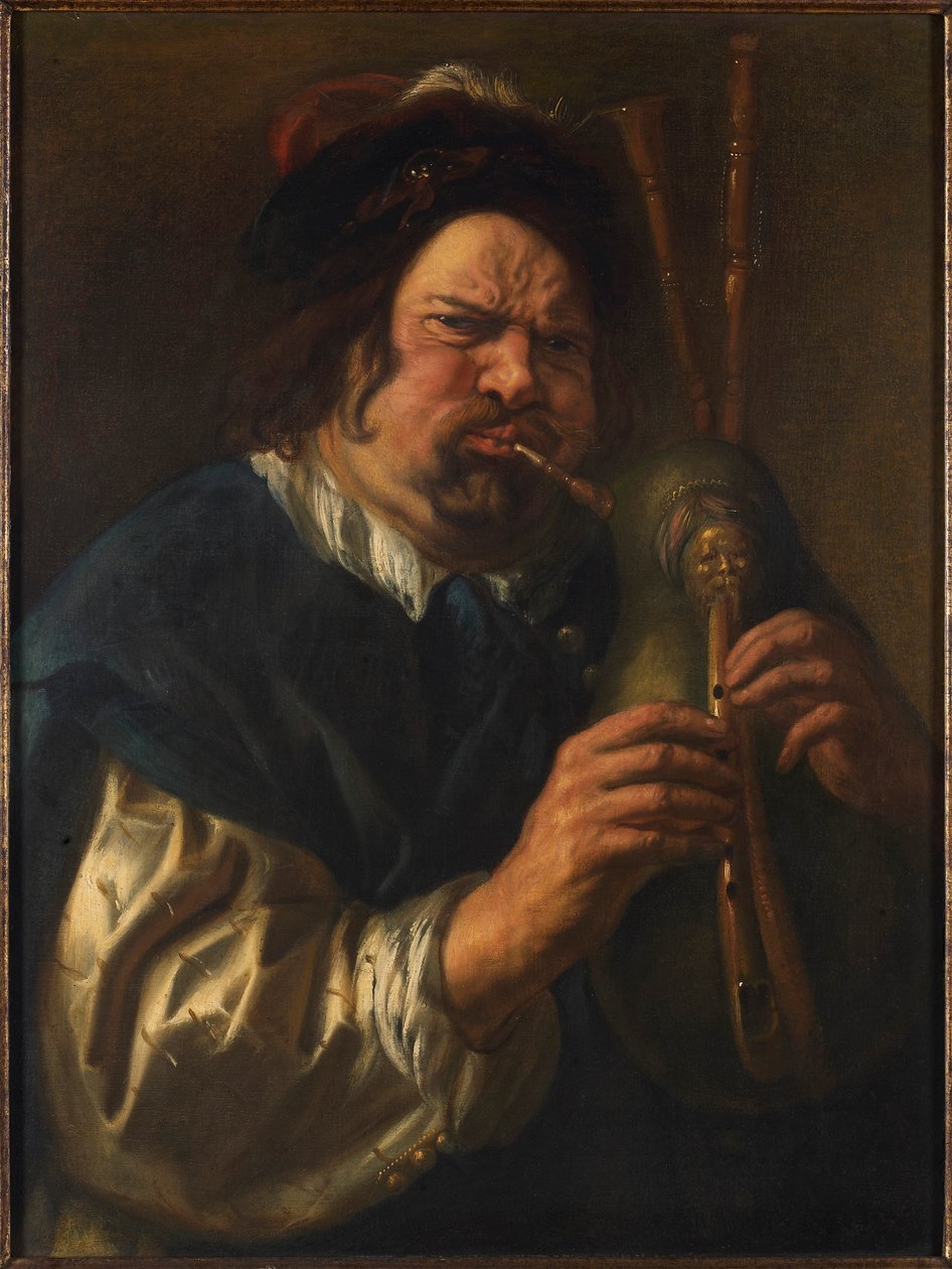 Säckpipsspelaren, 1638-1640. av Jacob Jordaens