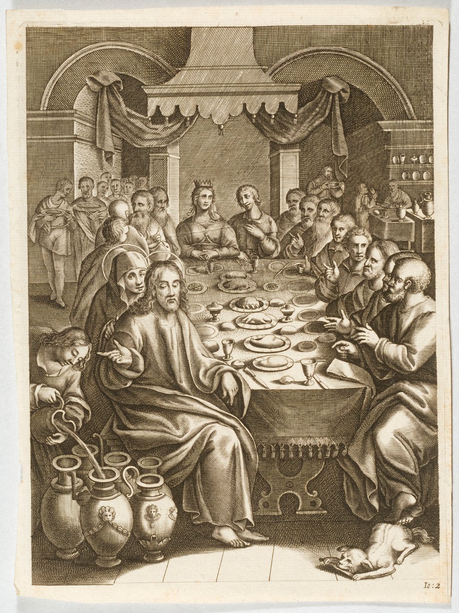 Bröllopet i Kana av Jacob Jordaens