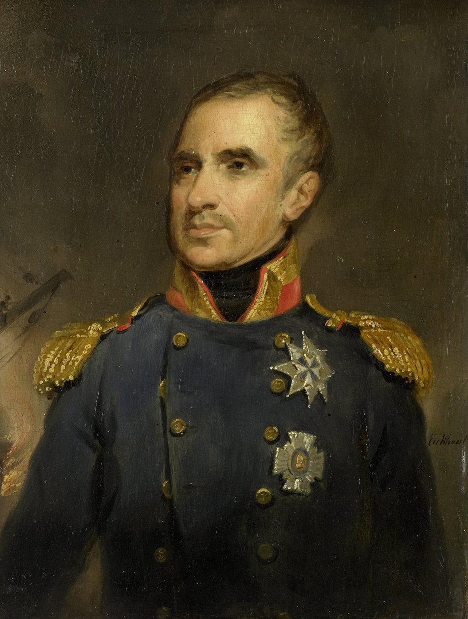 Jonkheer Theodorus Frederik van Capellen (1762-1824), viceamiral och befälhavare för den holländska skvadronen utanför Alger, 1816 av Jacob Joseph Eeckhout