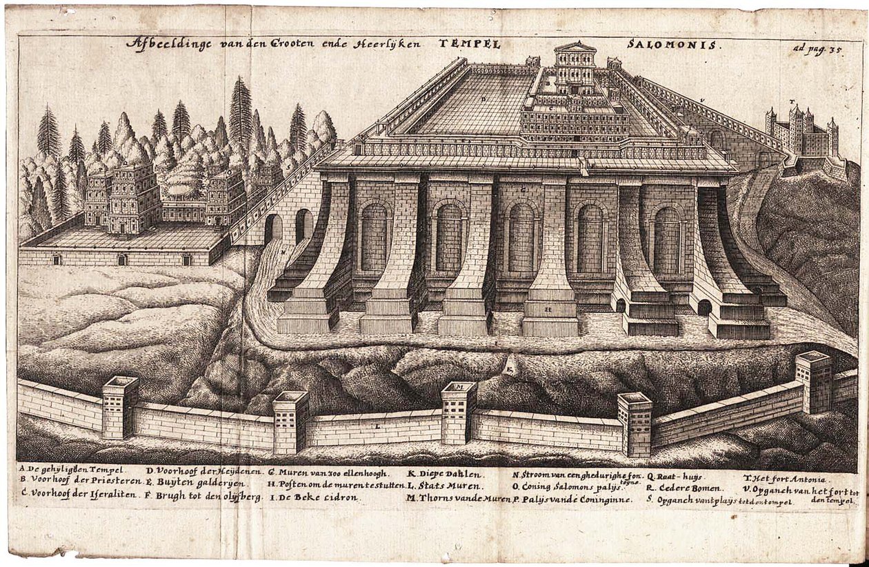Salomos tempel i Jerusalem av Jacob Judah Aryeh Leon