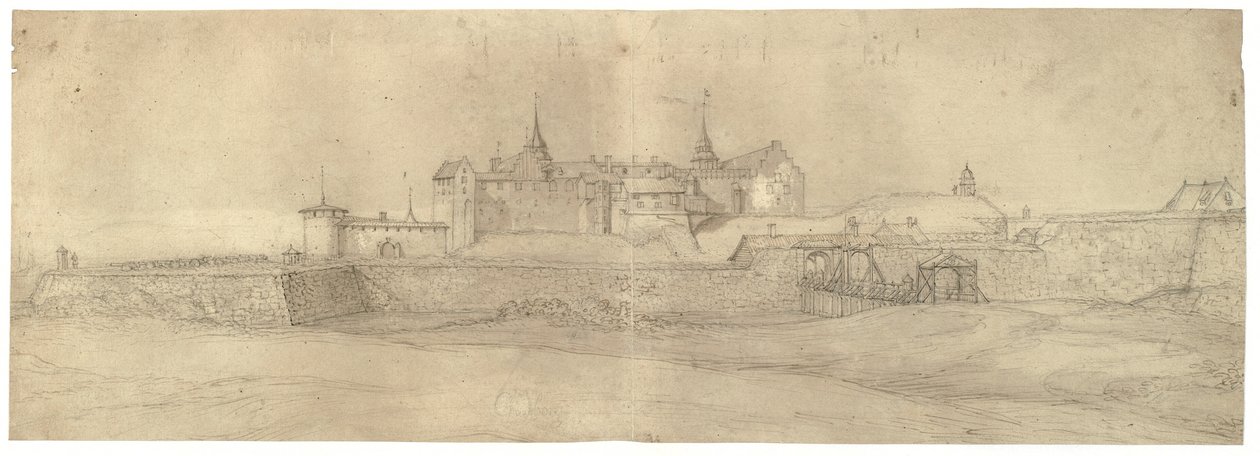 Utsikt över Akershus fästning av Jacob Koninck II