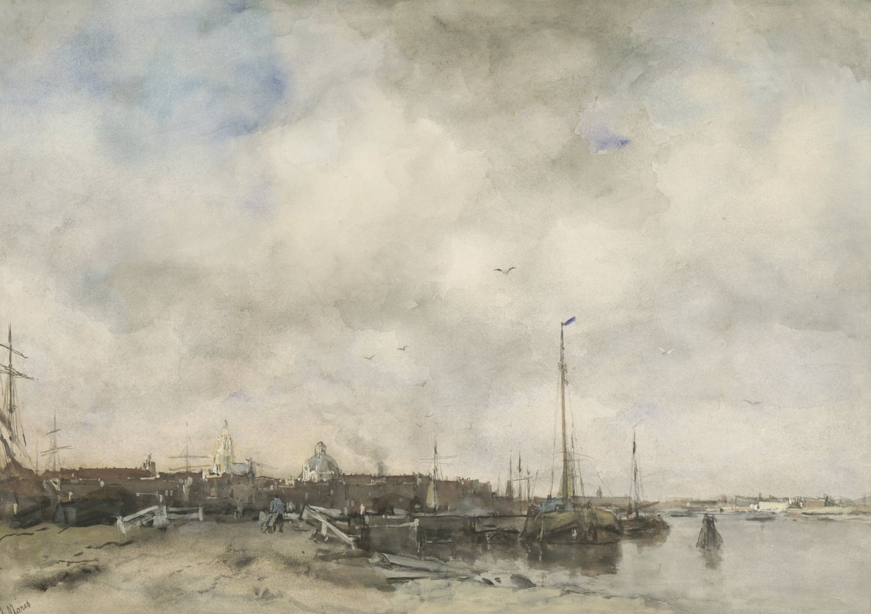 Utsikt över en stad av Jacob Maris