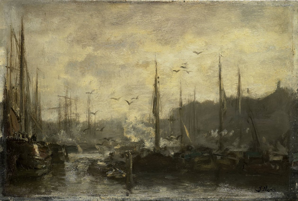 Utsikt över hamnen av Jacob Maris
