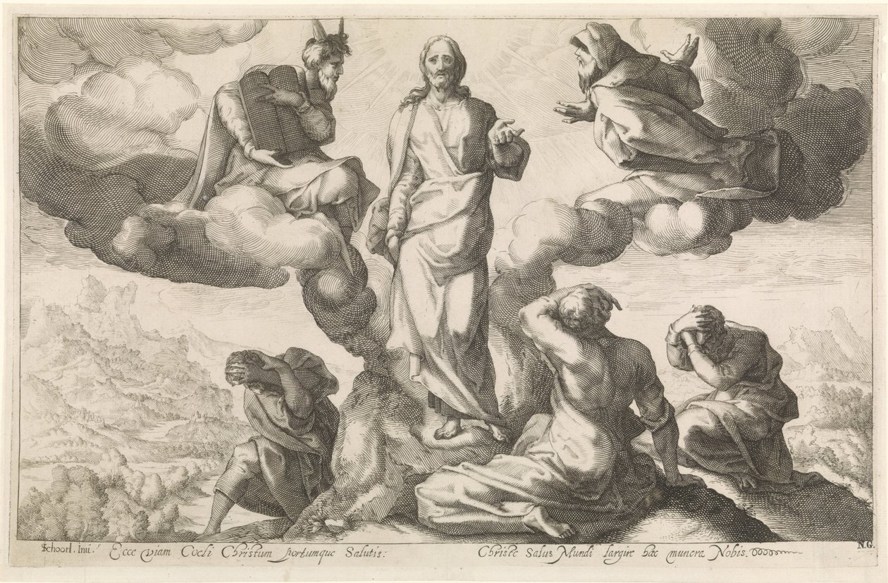 Transfiguration av Jacob Matham (rejected attribution)