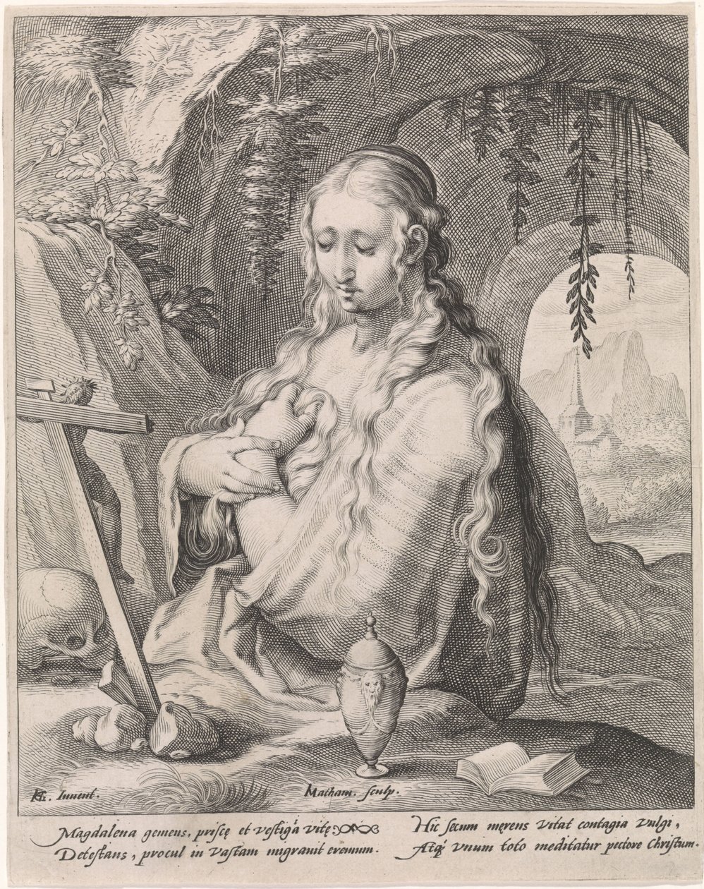 Maria Magdalena till Boetawardi av Jacob Matham