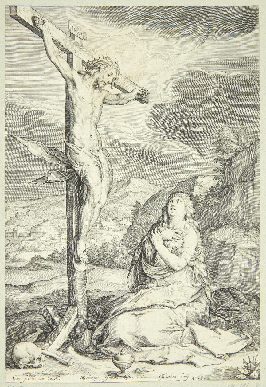 Den ångerfulla Maria Magdalena av Jacob Matham