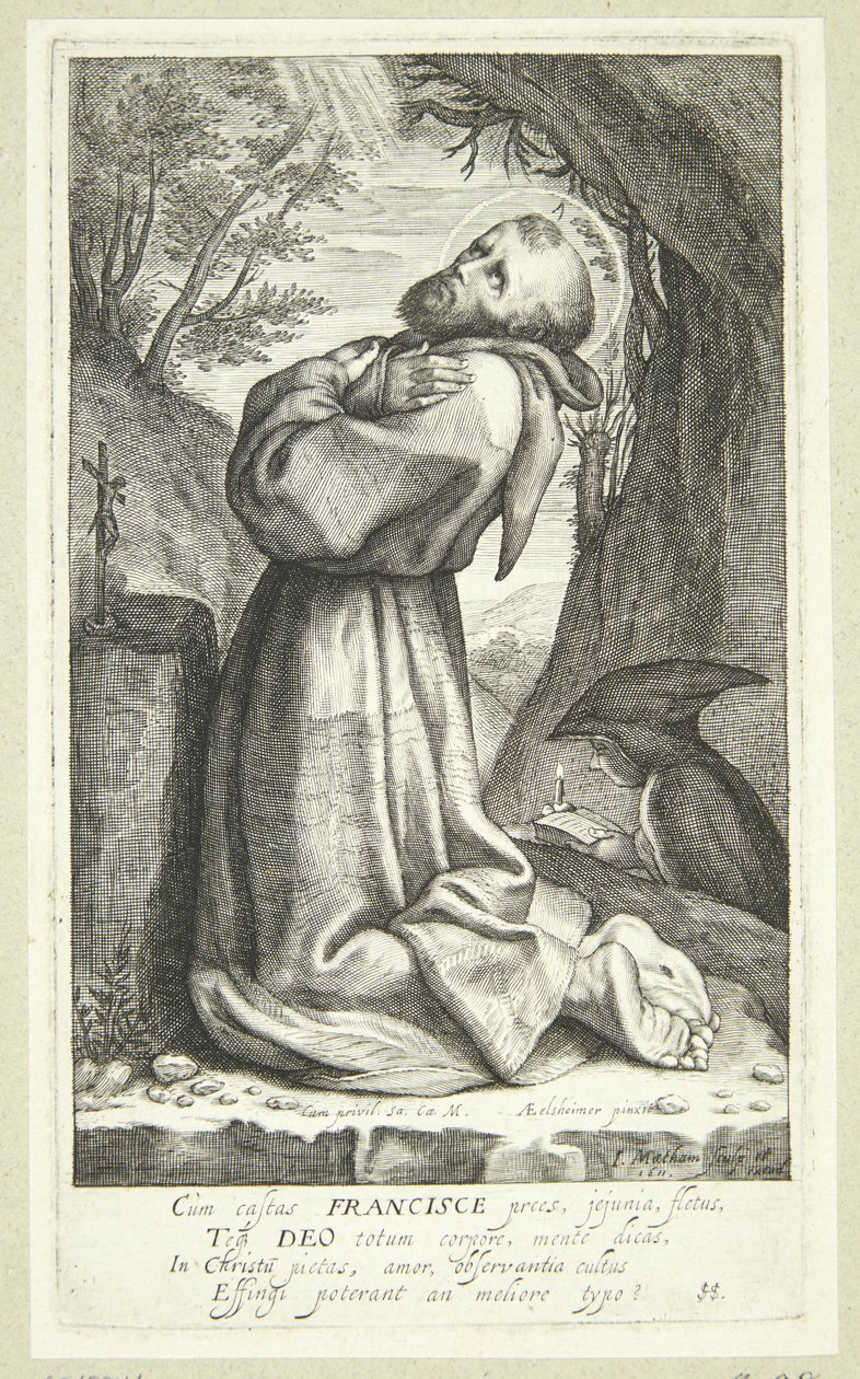 Franciskus av Assisi av Jacob Matham