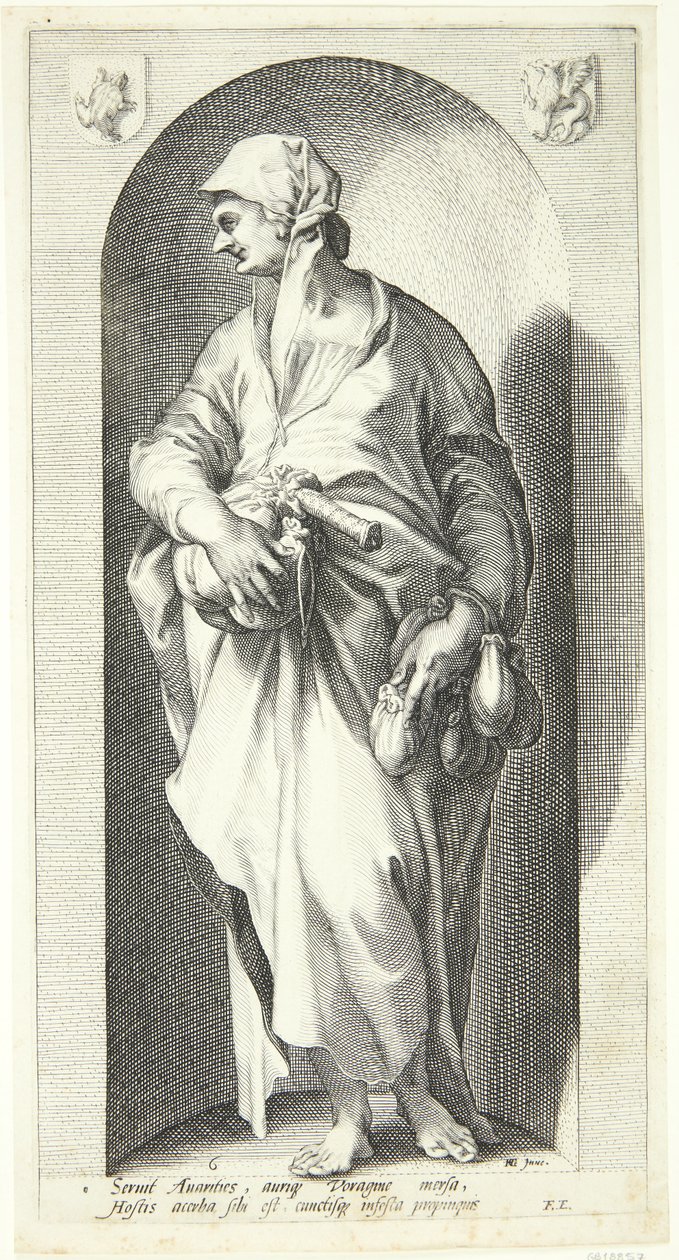 girighet av Jacob Matham