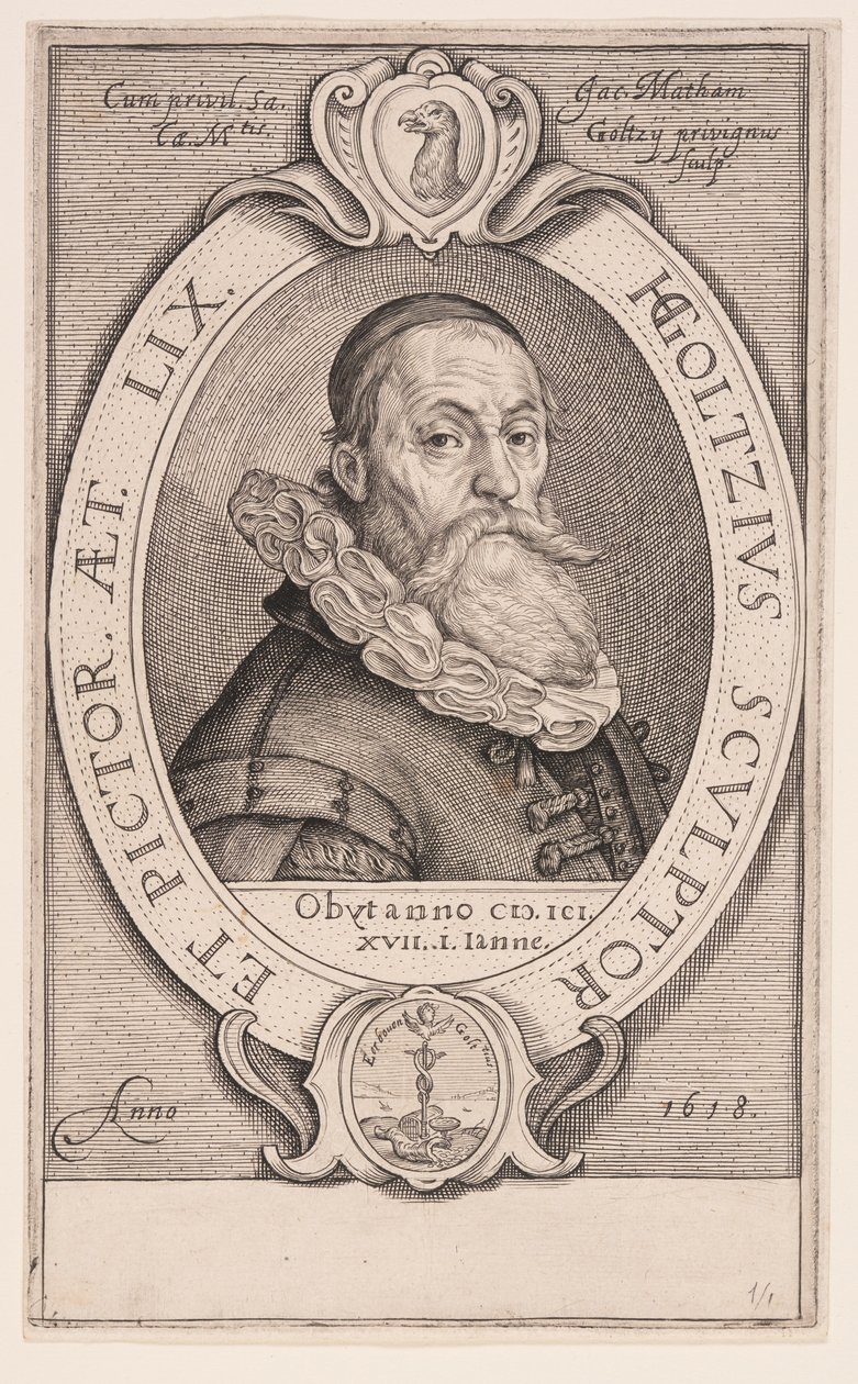 Hendrick Goltzius av Jacob Matham