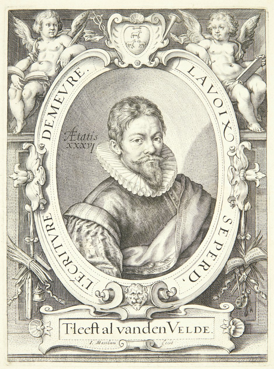Jan van de Velde den äldre av Jacob Matham
