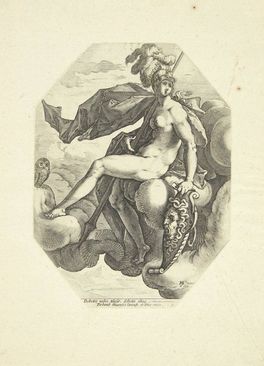 Minerva av Jacob Matham