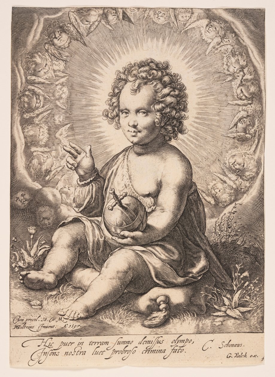 Salvator Mundi av Jacob Matham