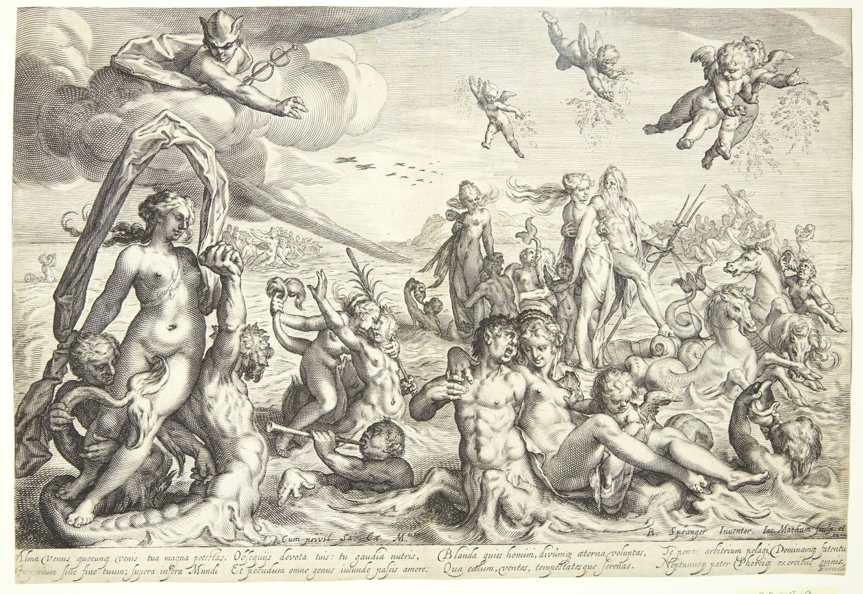 Neptunus och Thetis triumf av Jacob Matham
