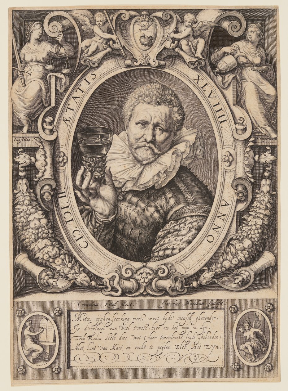 Vincent Jacobsz. Coster, vinhandlare av Jacob Matham