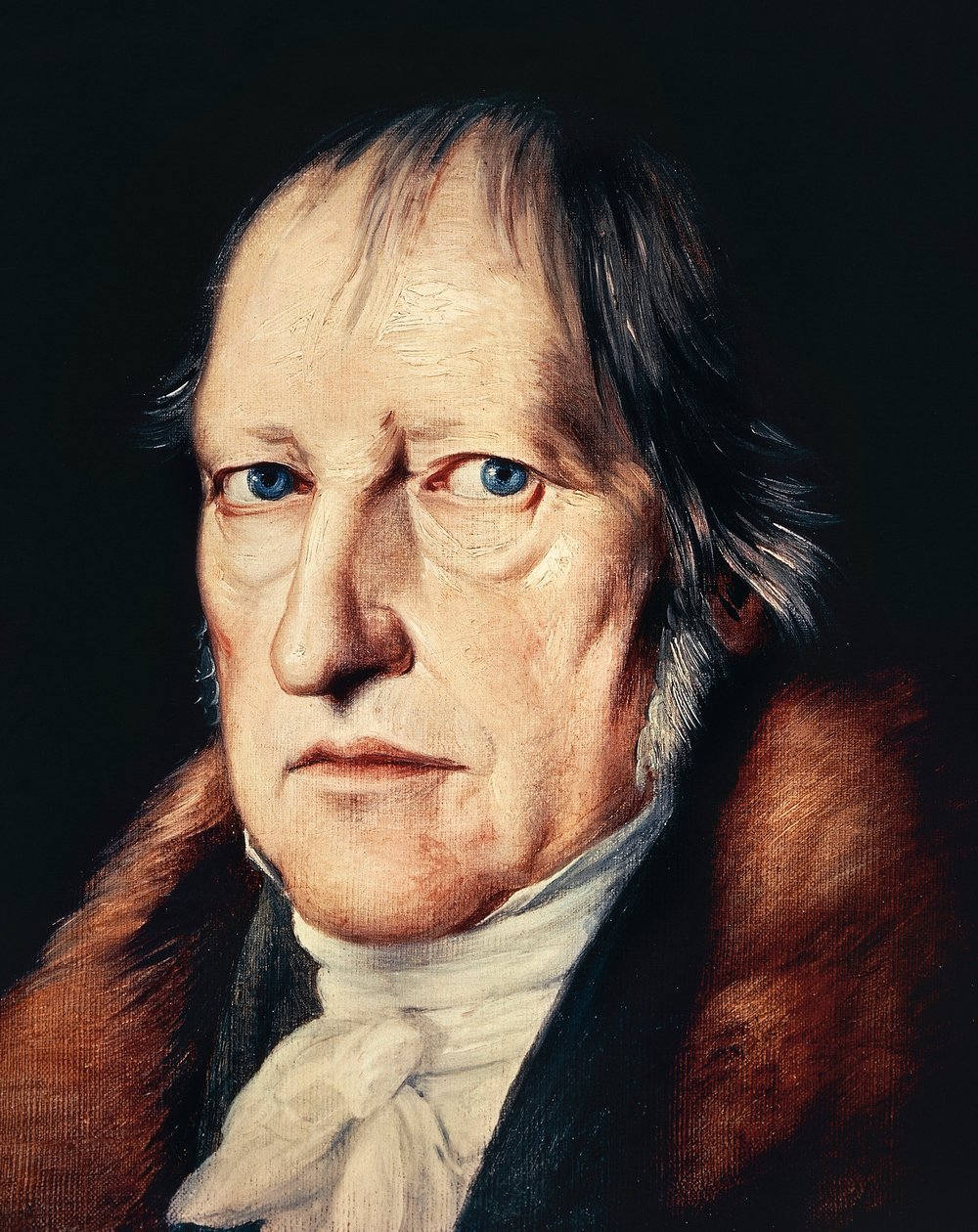 Porträtt av Georg Wilhelm Friedrich Hegel av Jacob Schlesinger