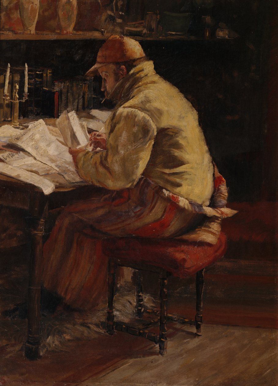 Författare Alexander Kielland av Jacob Sømme