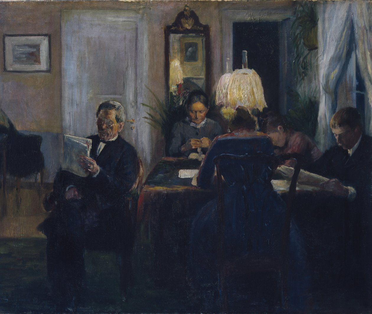 Med Lamplight av Jacob Sømme
