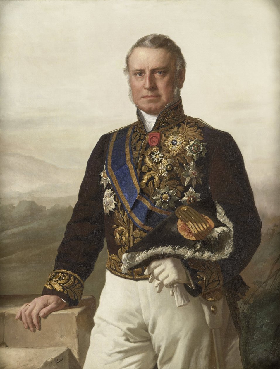Charles Ferdinand Pahud (1803-73). Generalguvernör (1855-61) av Jacob Spoel