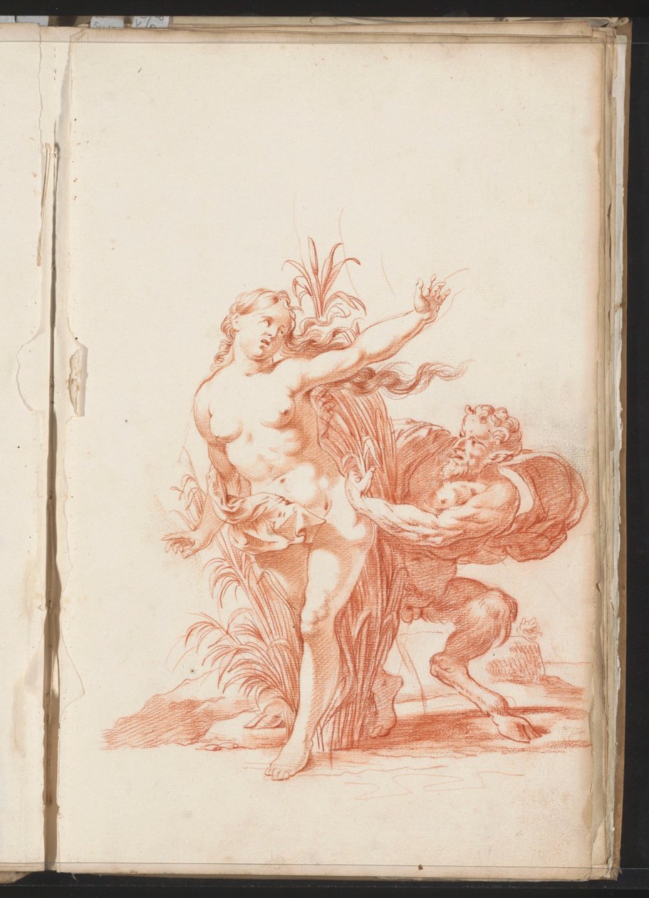 Syrinx und Pan av Jacob Toorenvliet