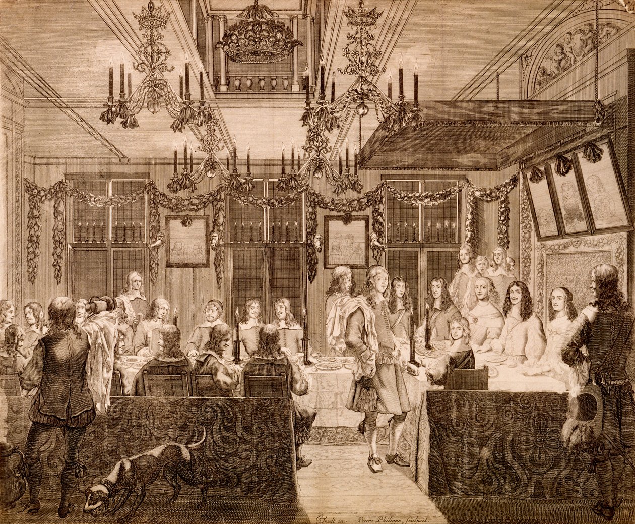 Den stora festen för Hollands ständer till kungen och kungafamiljen, 1660 av Jacob Toorenvliet