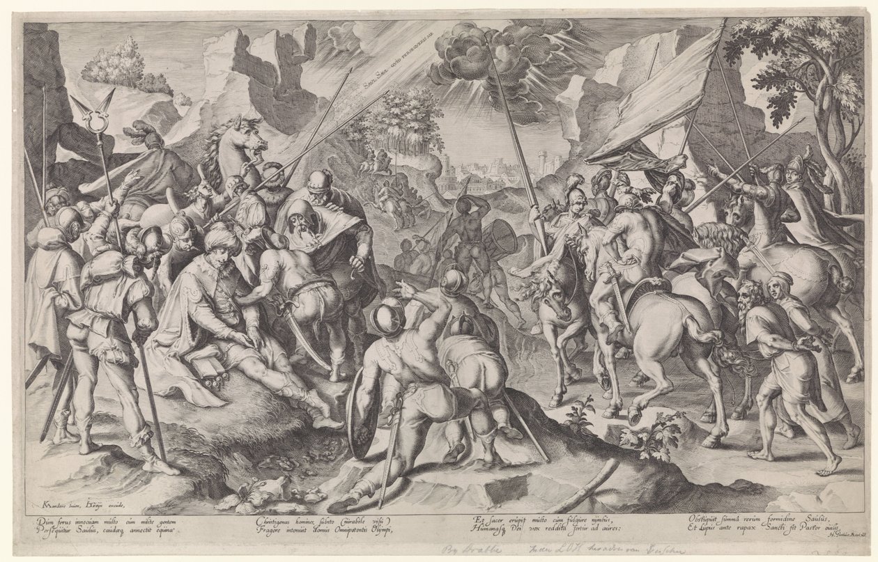 Paulus omvändelse av Jacob de Gheyn (II) (attributed to workshop of)