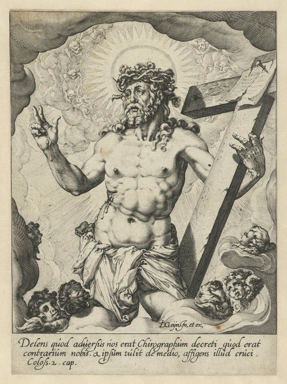 Kristus som man av sorger av Jacob de Gheyn (II) (workshop of)