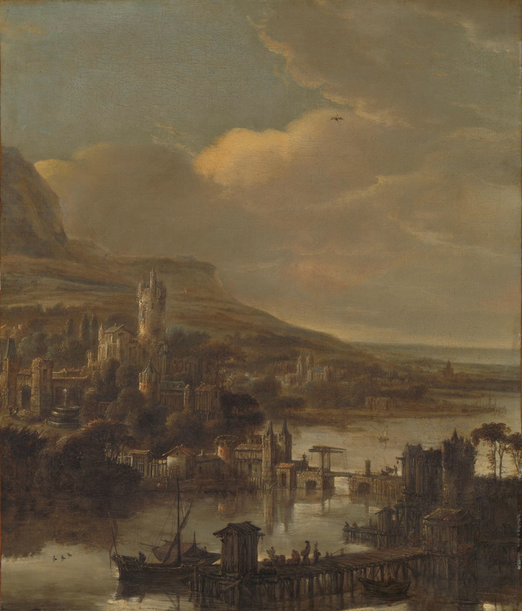 Flod vy av Jacob de Wet (I) (attributed to)