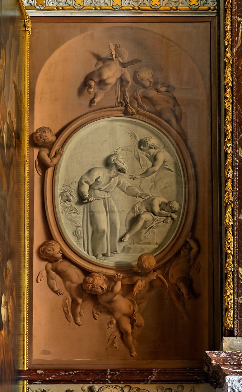 Abraham offrade sin son Isak av Jacob de Wit
