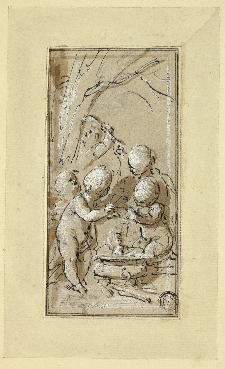 Allegori om vintern av Jacob de Wit