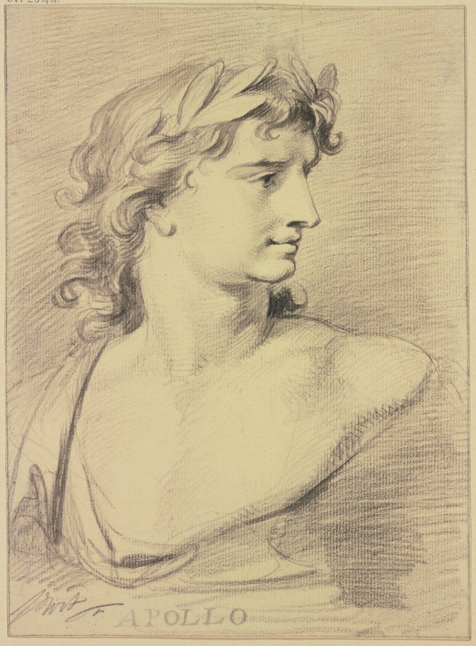 Byst av Apollon av Jacob de Wit