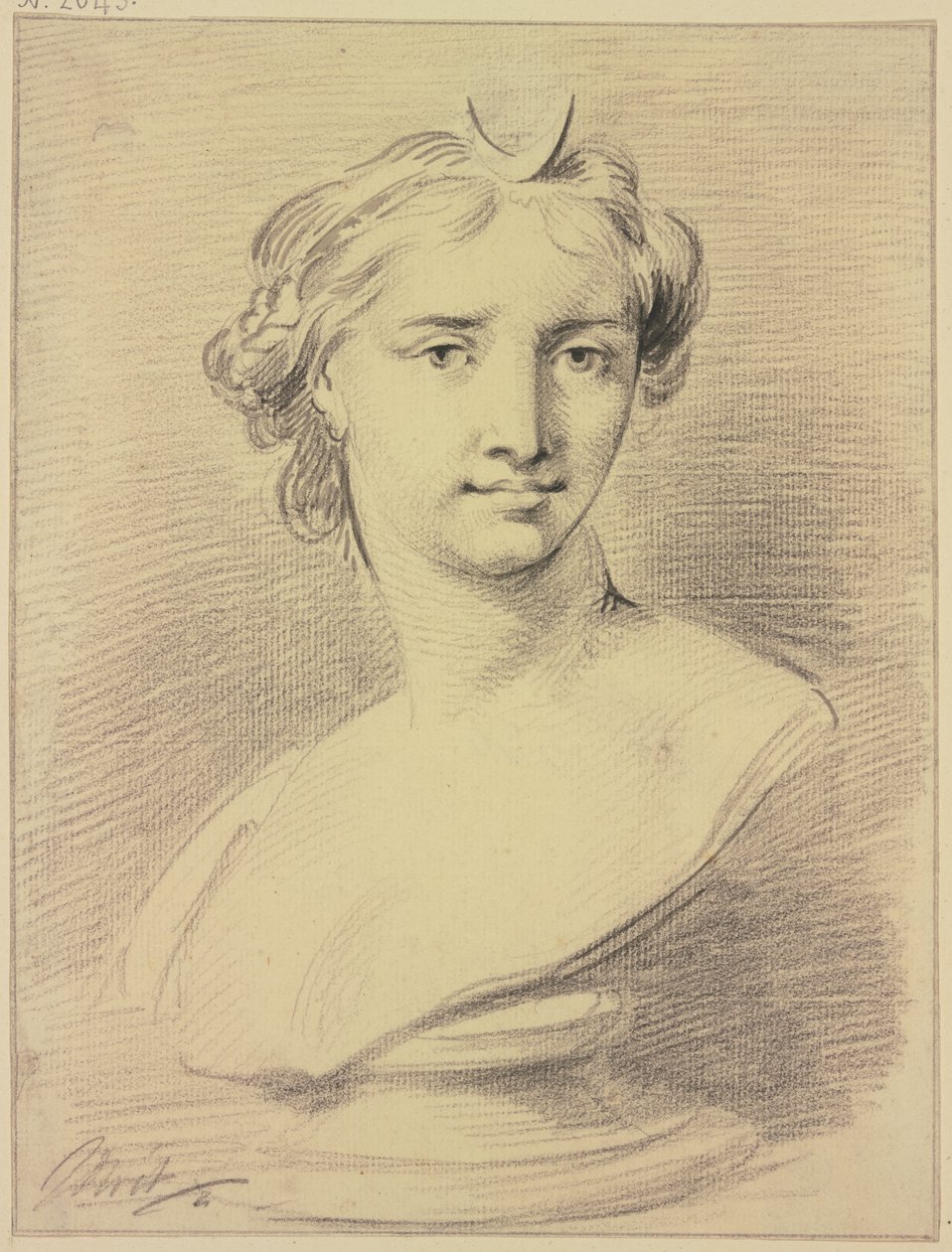 Byst av Diana av Jacob de Wit