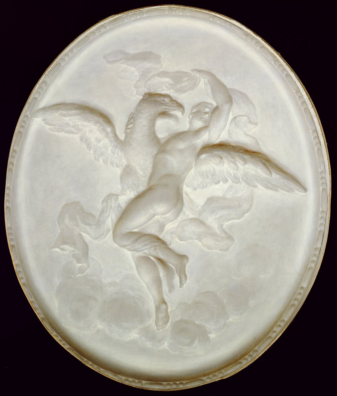 Jupiter och Ganymedes (olja på duk) av Jacob de Wit