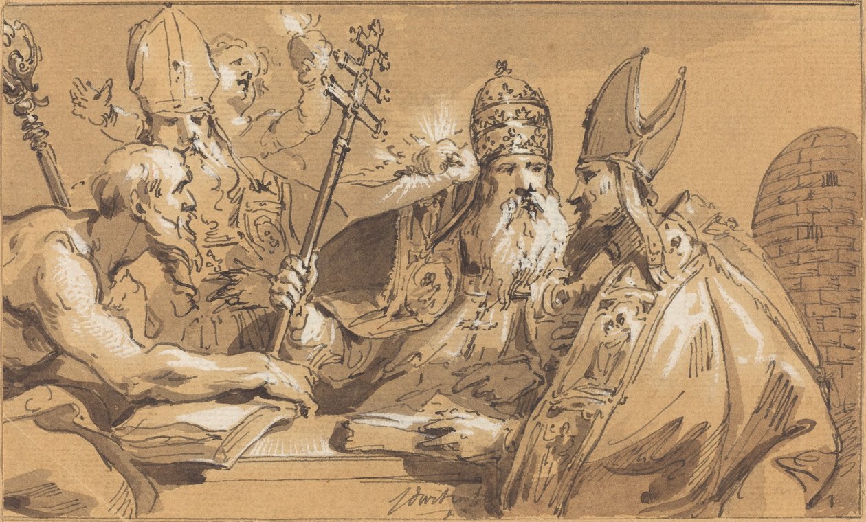 Kyrkans fyra fäder av Jacob de Wit