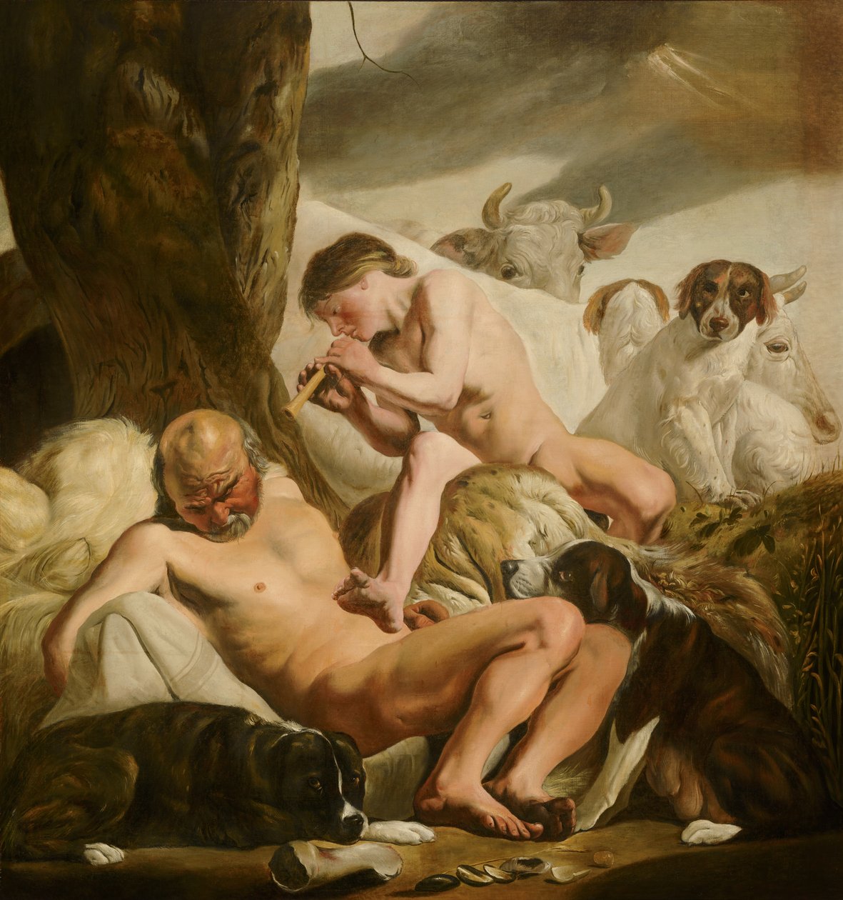 Argos, Merkurius och Io av Jacob van Campen