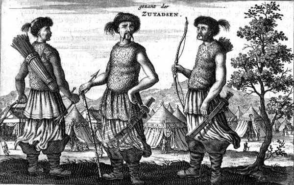 Warriors from the South, från en redogörelse från en nederländsk ambassad i Kina av Jacob van Meurs