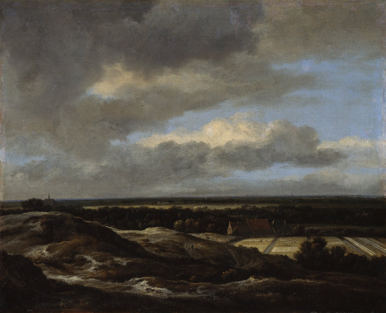 Haarlem sett från sanddynerna i nordväst av Jacob van Ruisdael
