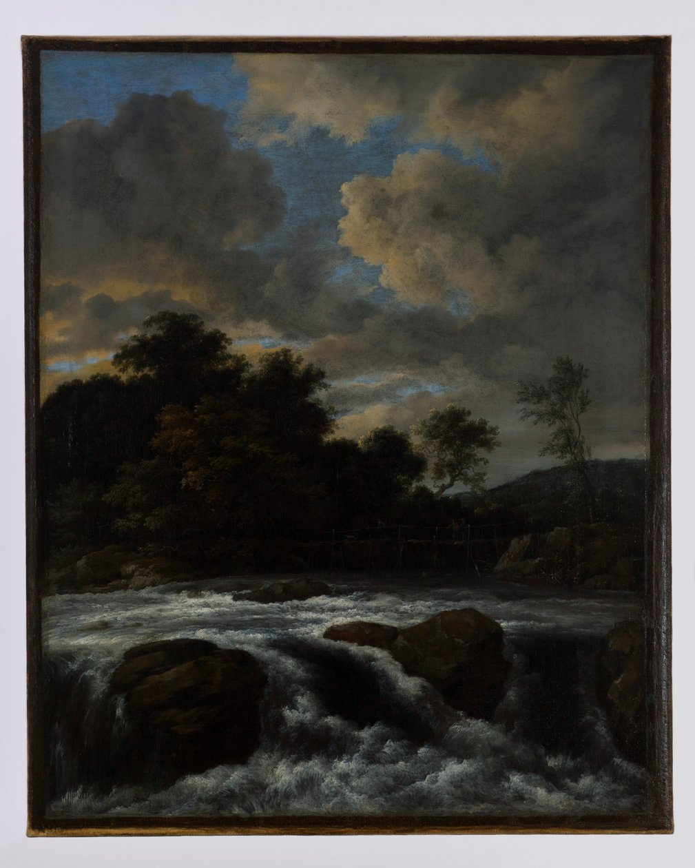 Landskap med vattenfall av Jacob van Ruisdael