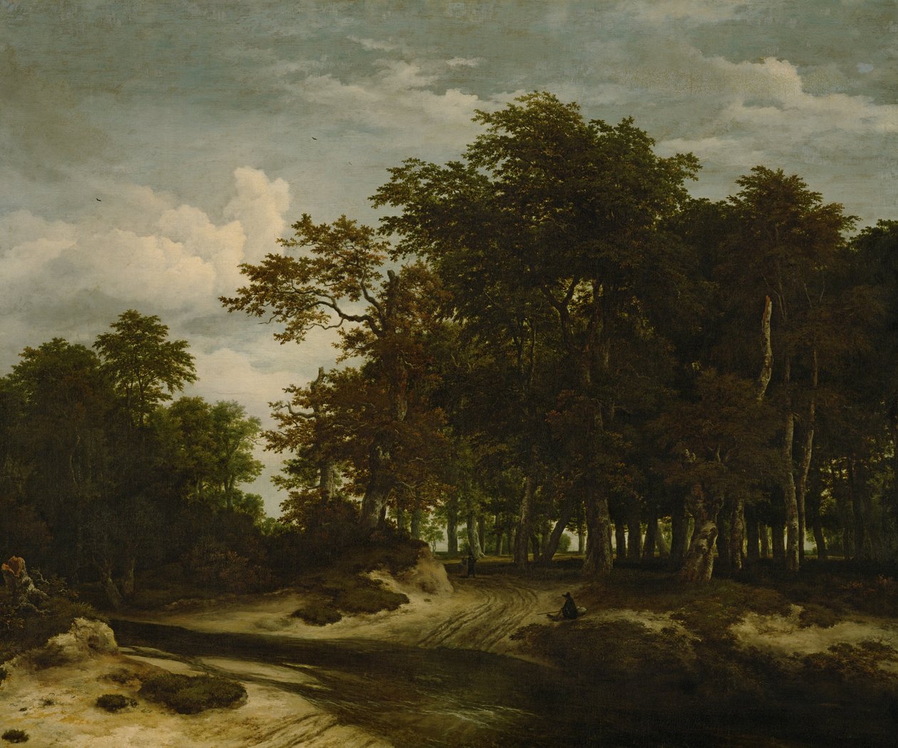 Den stora skogen av Jacob van Ruisdael