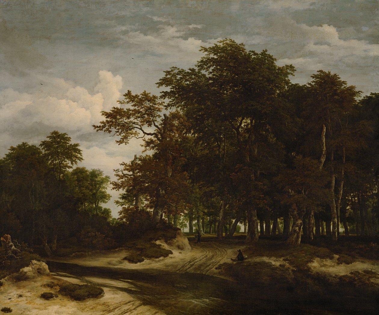 Storskogen, ca. 1660 av Jacob van Ruisdael