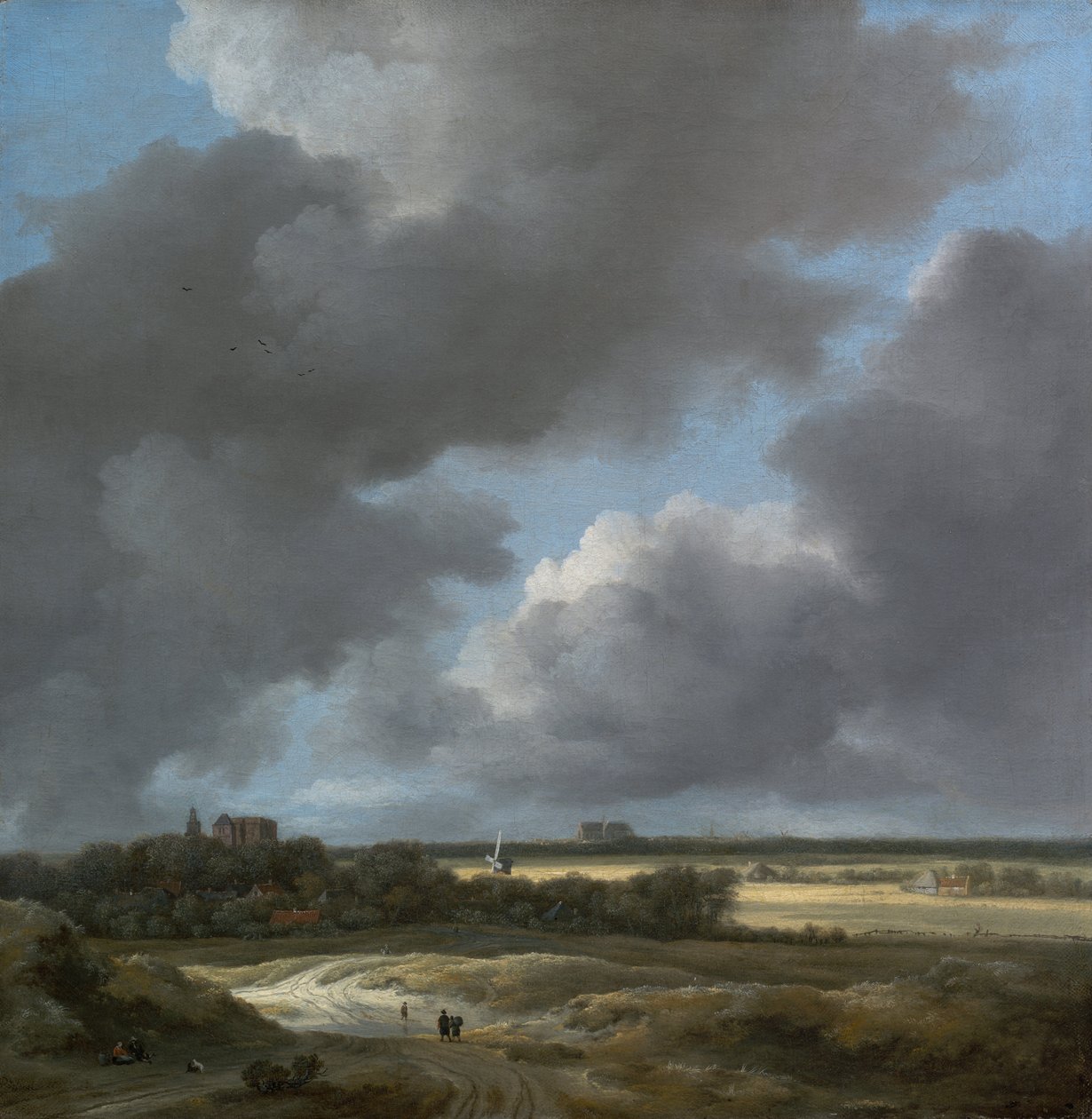 Utsikt över Alkmaar av Jacob van Ruisdael