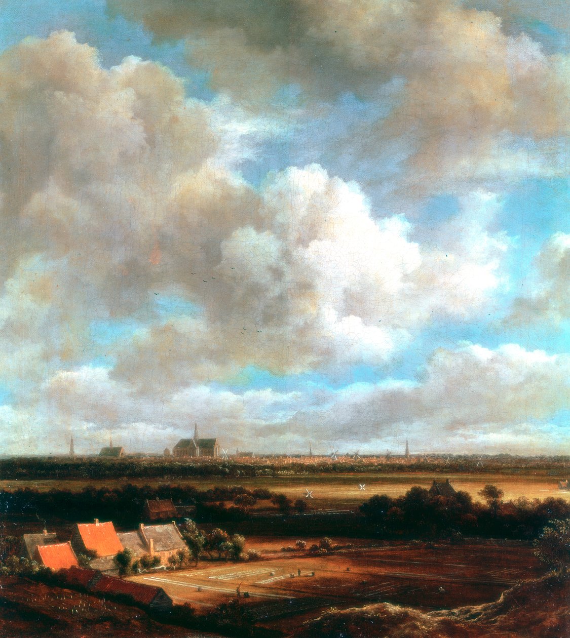 Utsikt över Haarlem, 1670 av Jacob van Ruisdael