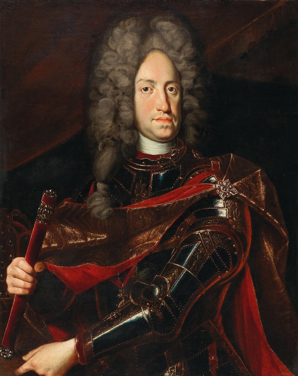 Porträtt av Karl VI 1685-1740, den helige romerske kejsaren. av Jacob van Schuppen
