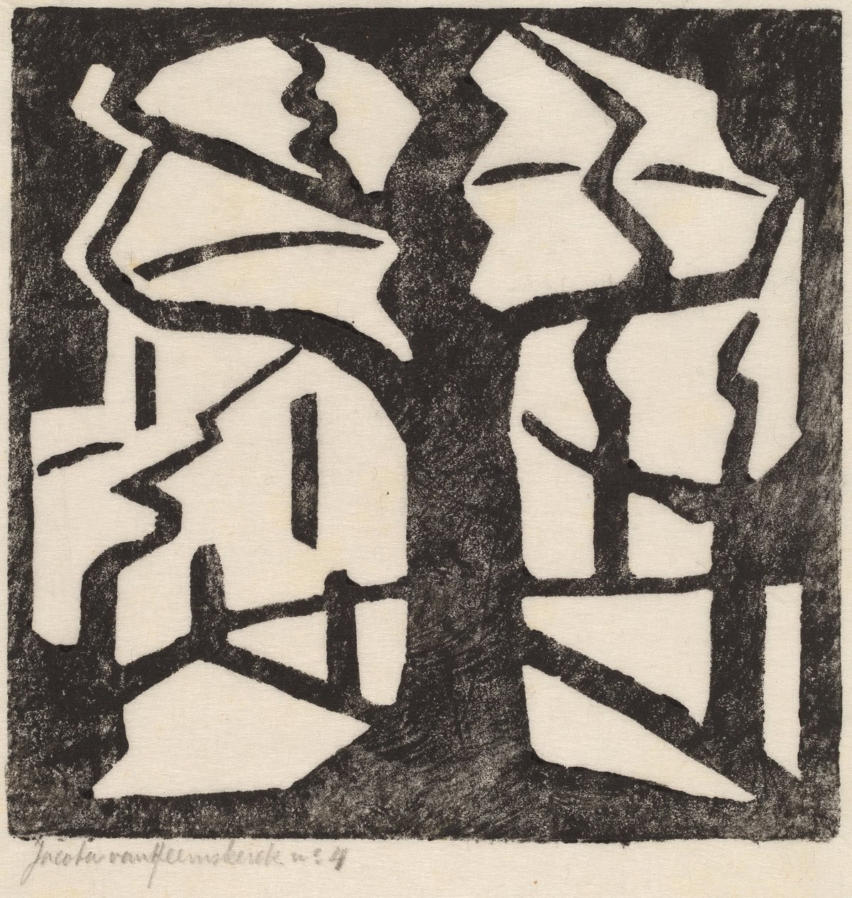Träd, c. 1915. av Jacoba van Heemskerck van Beest